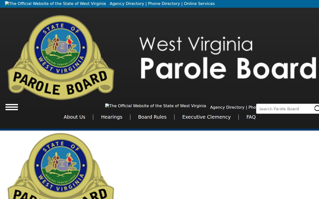 Wood County criminal record parole information from the West Virginia Parole Board