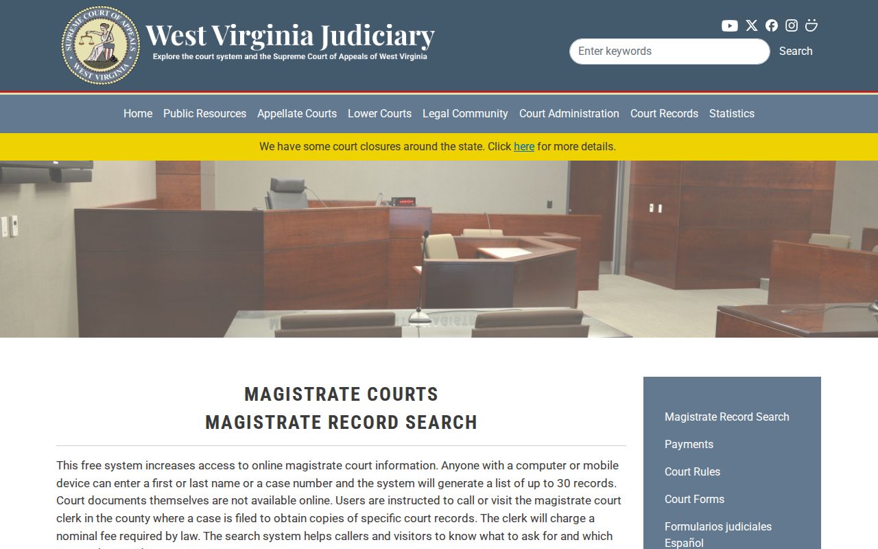 Wood County criminal court cases magistrate search guidance