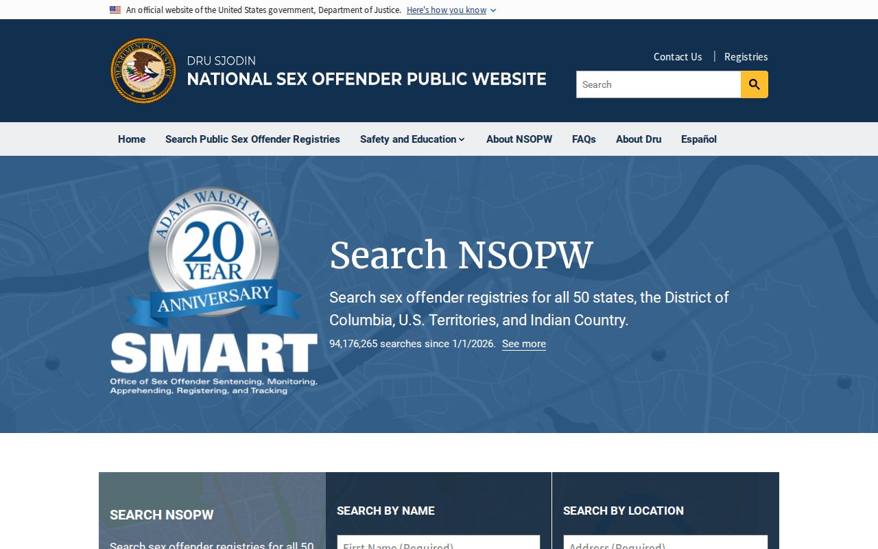 Wood County sex offender search national NSOPW interface
